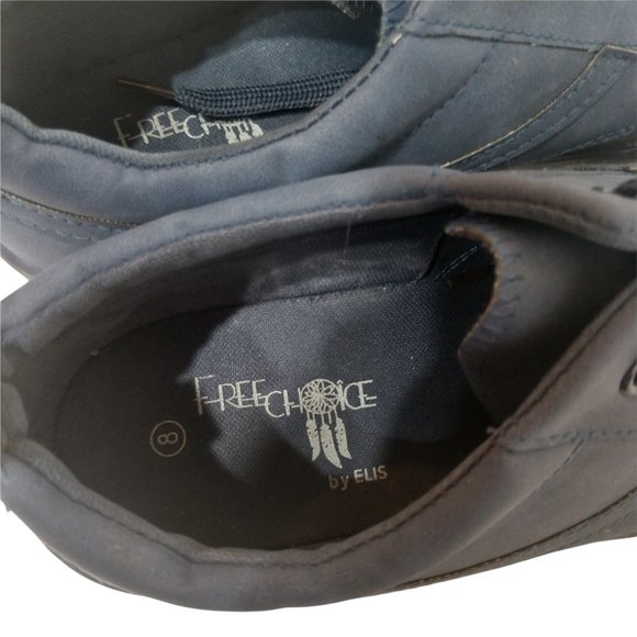 Free Choice Elis Leather Lace Up Sneakers Size 8 - Picture 9 of 10